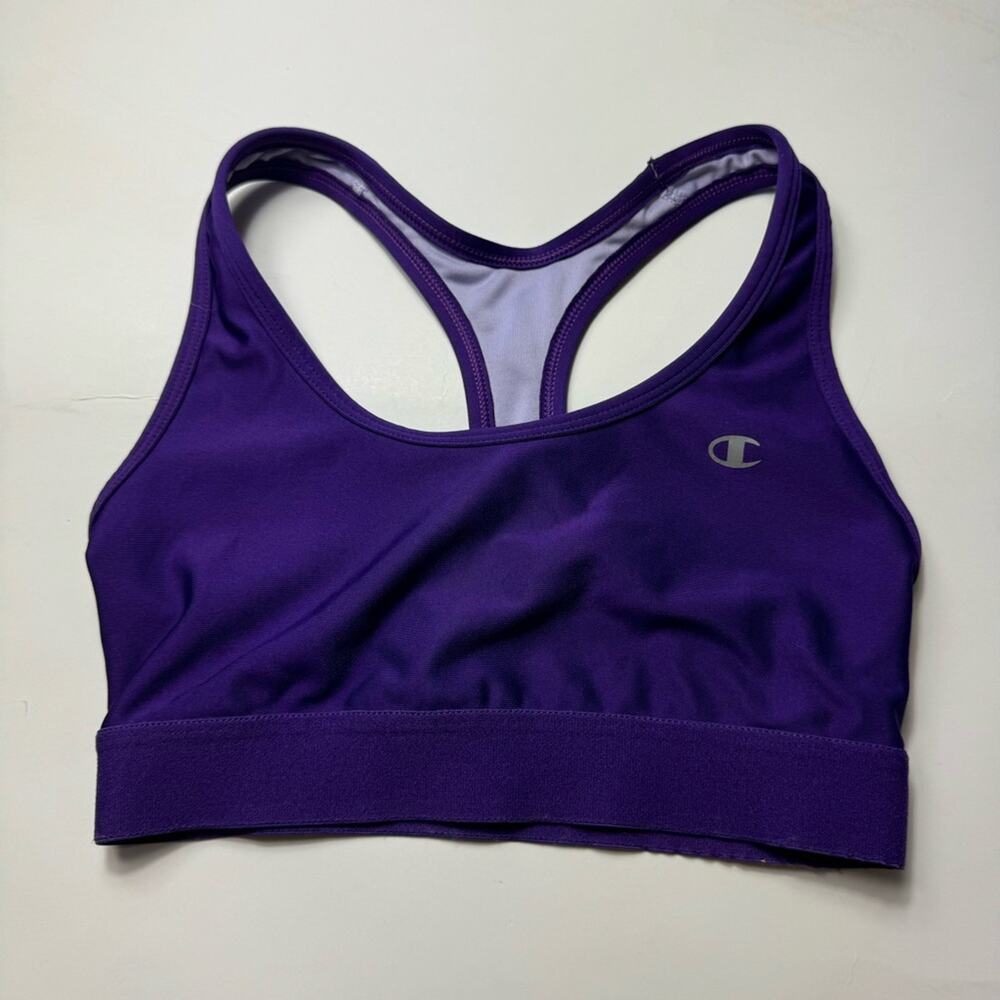 Champion Sports Bra Bralette Women's Small Purple Racerback